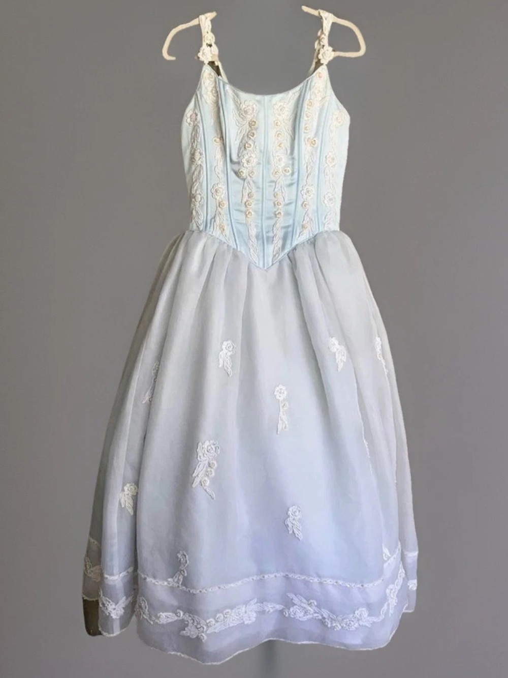 Fairytale Princess Ballgown Quinceanera Dress Corset Bodice Full Maxi Skirt 12 - Picture 1 of 16